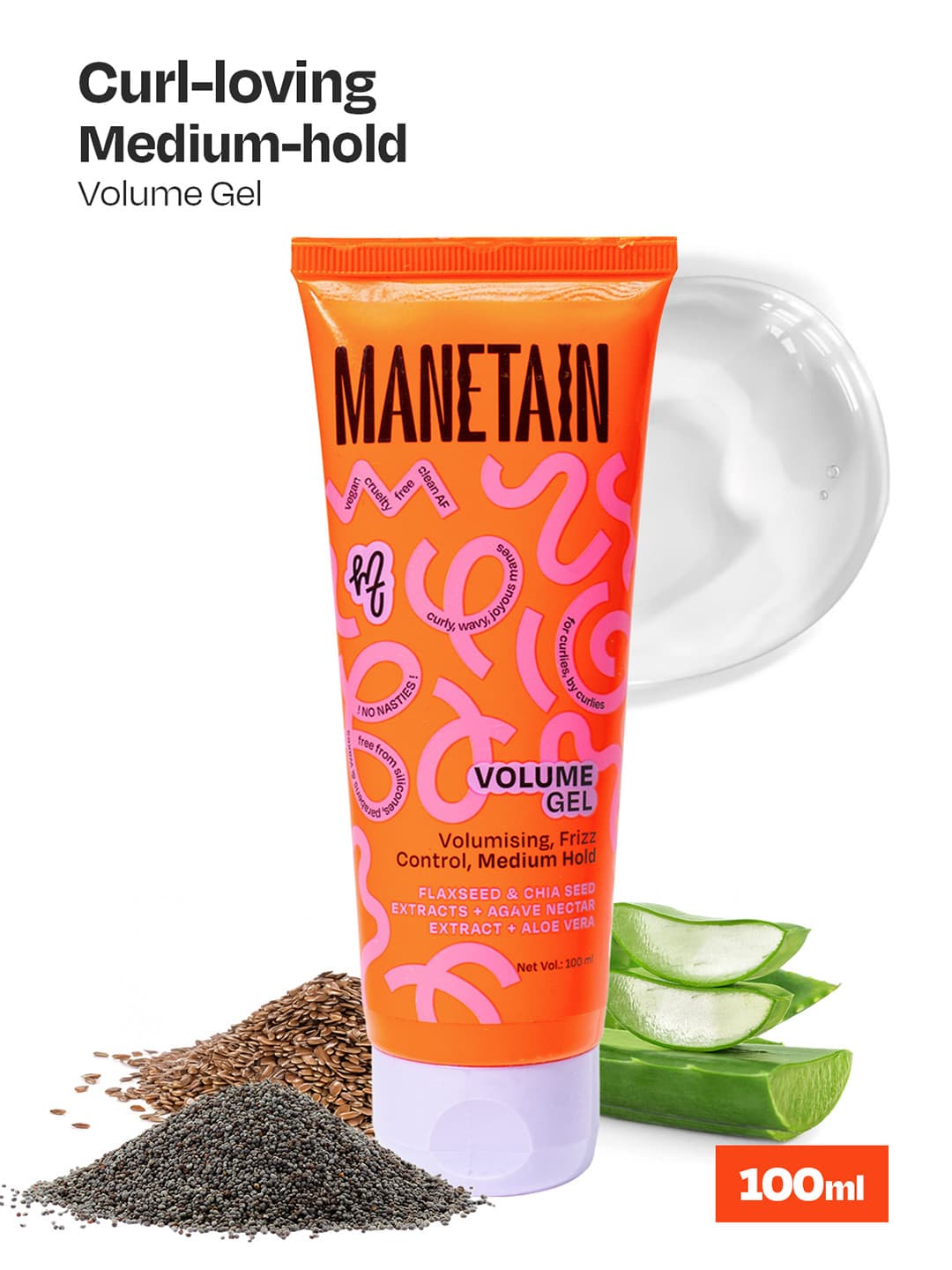 Buy MANETAIN Frizz Control Volume Gel 100 Ml - Hair Gels And Wax for ...