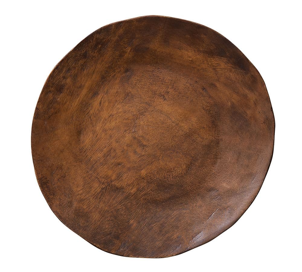 Vintage Handcrafted Acacia Wood Charger Plate | Pottery Barn