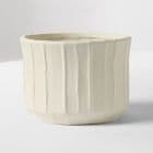 Finley Faceted Ceramic Planters | West Elm