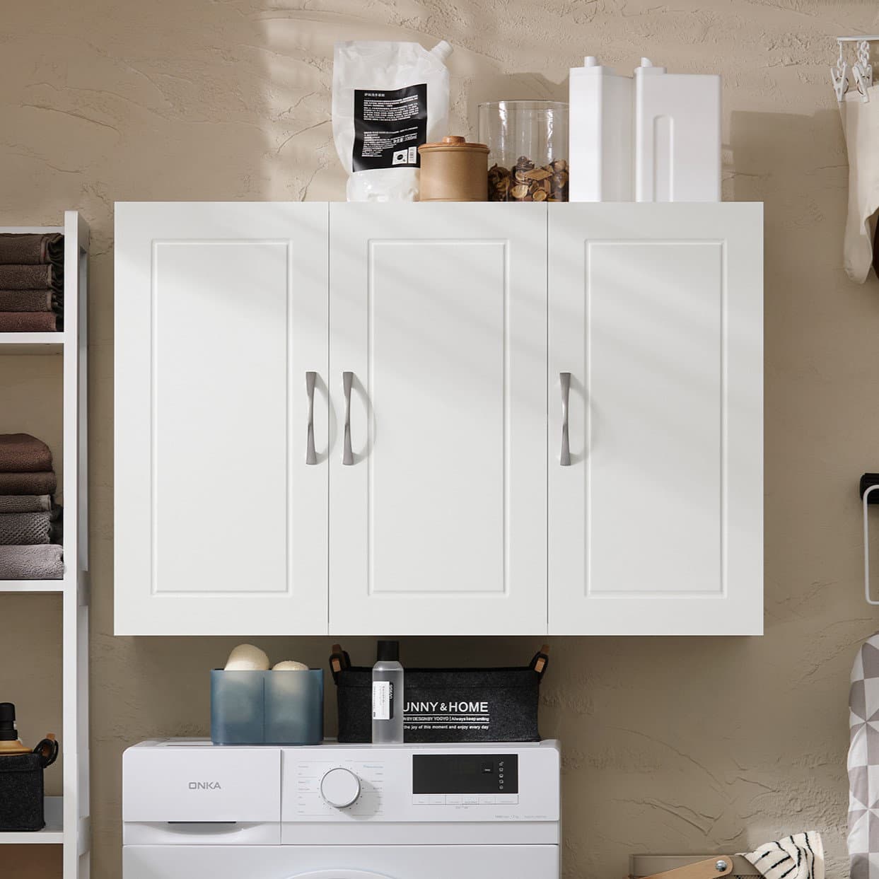 Latitude Run® Ferhan Wall Cabinet Laundry Room, Medicine Cabinet for ...