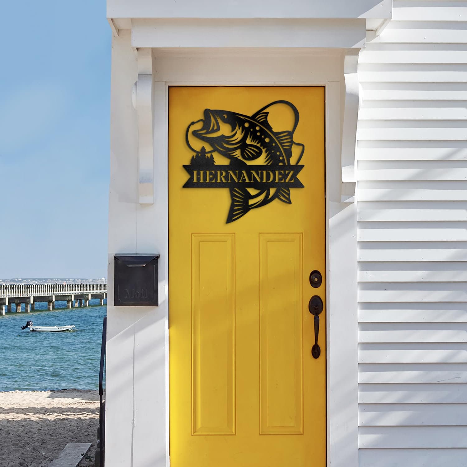 SIGNLEADER LILY26 Custom Metal Signs Metal Name Sign Metal Wall ...