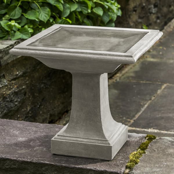 Campania International, Inc Concrete Pedestal Birdbath & Reviews | Wayfair