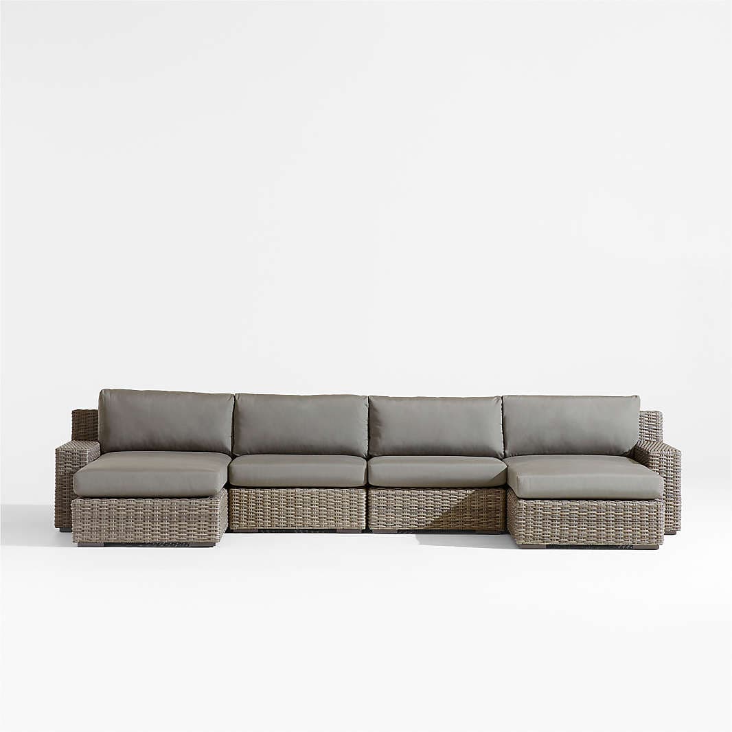 Outdoor Sectionals & L-Shaped Patio Sectional Sofas | Crate & Barrel Canada