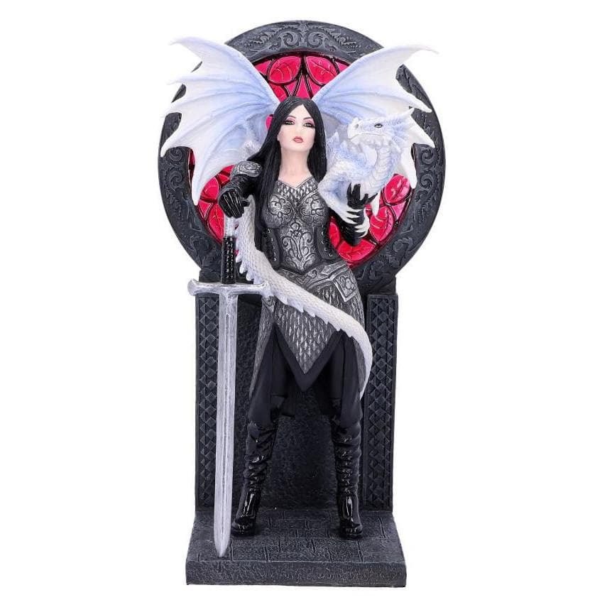 Valour - Gothic Dragon Warrior Figurine by Anne Stokes - Nemesis Now
