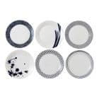 Pacific Mixed 9" Accent Plates Set of 6 | Royal Doulton | Everything ...