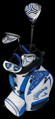 Callaway XJ-1 4PC junior left handed combo golf club set Blue| Golf
