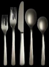 Amazon.com: Cambridge 3207G6HCG03X Malibu Satin Dinner Forks, Set of 6 ...