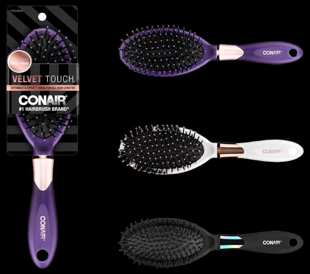 Conair Velvet Touch Hair Brush, Medium to Long Hair - 1 ct | Long hair ...