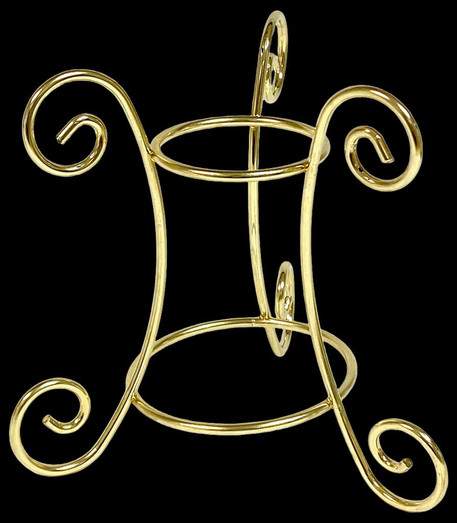 Amazon.com: National Artcraft 4 Ring Egg Display Stand-Gold Finish ...