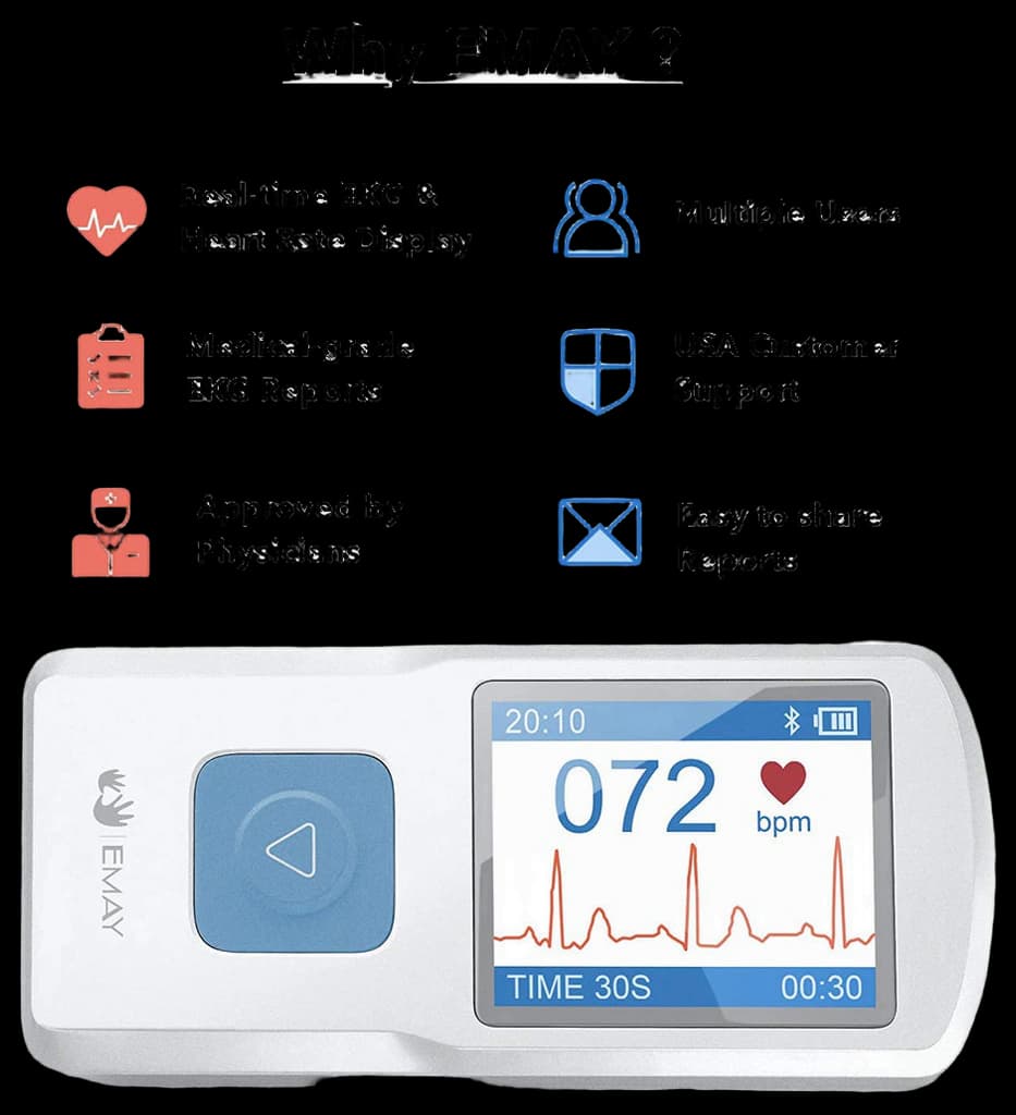 EMAY Portable ECG Monitor EMG-20