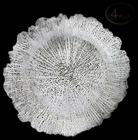 Amazon.com | FANTASTIC :) Round 13 Inch Plastic Charger Plates with ...