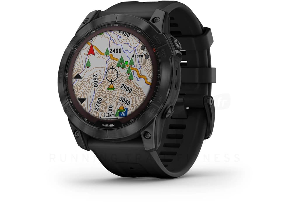 Garmin Fenix 7X Sapphire Solar Edition Smartwatch Screen in Carbon Gray ...