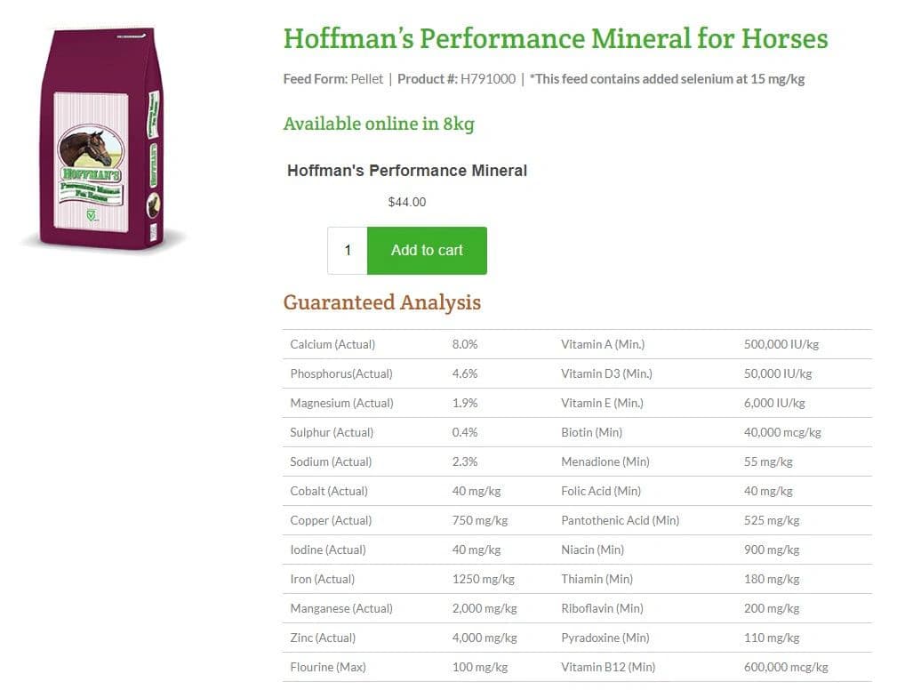 Horse Guard Vitamin/Mineral S…
