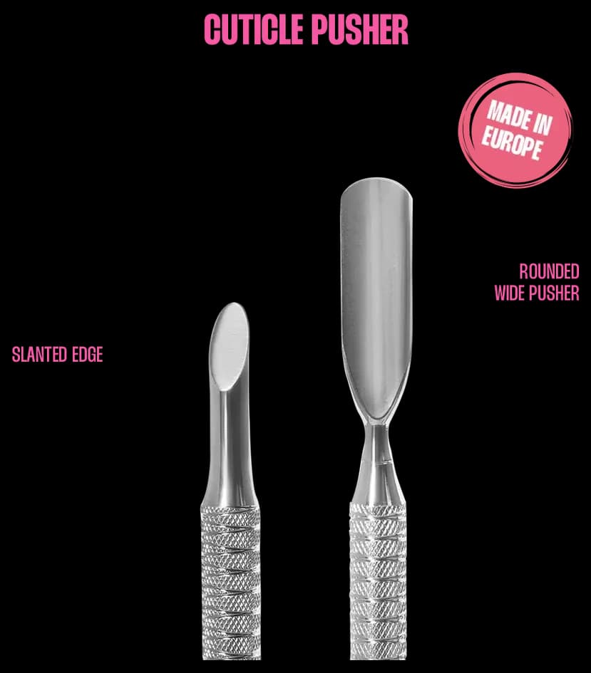 STAINLESS STEEL CUTICLE PUSHER – Glamermaid Glam
