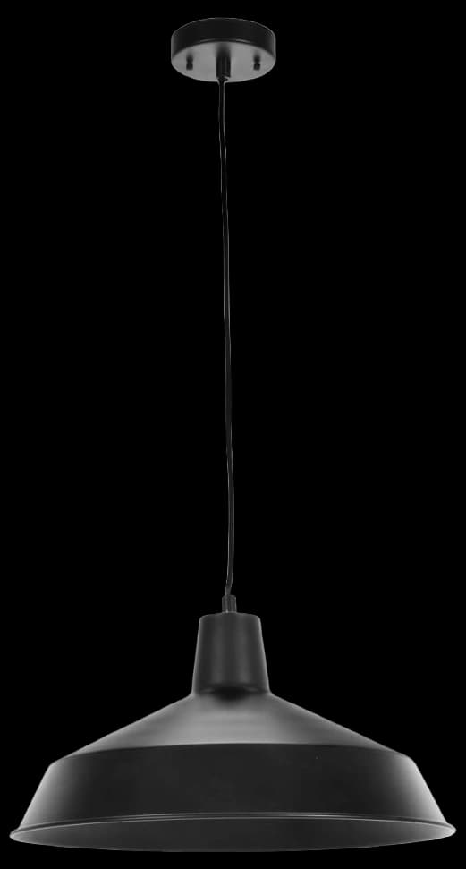 Globe Electric Barnyard 1-Light Pendant Matte White 65382