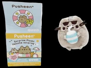 Gund Plush Cat Toy Keychain Surprise Pusheen Blind Box Series #3 4059266