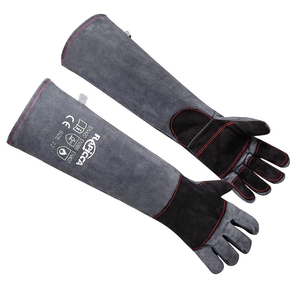 Sporting Style 23.6IN Animal Handling Gloves Bite Proof Kevlar ...