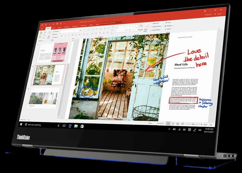 Lenovo ThinkVision M14t review: The only touchscreen portable monitor ...
