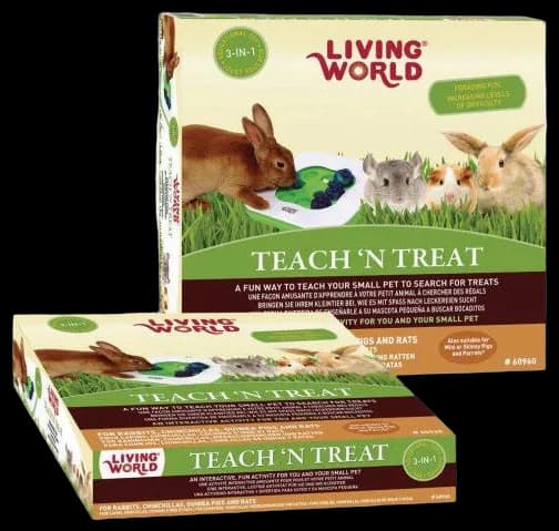 Living World 3-in-1 Teach-n-Treat Interactive Toy – Biga…