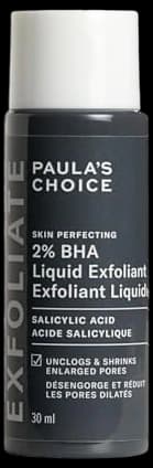 Paula's Choice SKIN PERFECTING 2% BHA Liquid Salicylic Acid Exfoliant, Daily Facial Exfoliator for Enlarged Pores, Wrinkles & Fine Lines, Fragrance-Free, Travel Size - 30 ml