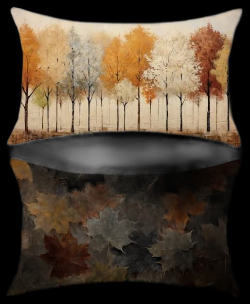 Fall Autumn Leaves Tree November Harvest Throw Pillow | Zazzle.com