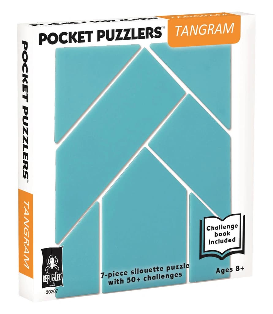 FUQUN 2 Sets of Tangrams Magnetic Travel Tangram Puzzles Book Games ...
