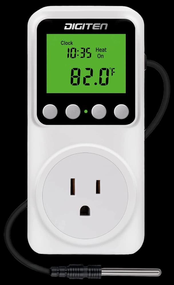 Radiant White Premium Touchscreen Dual Timer & Thermostat Digital ...