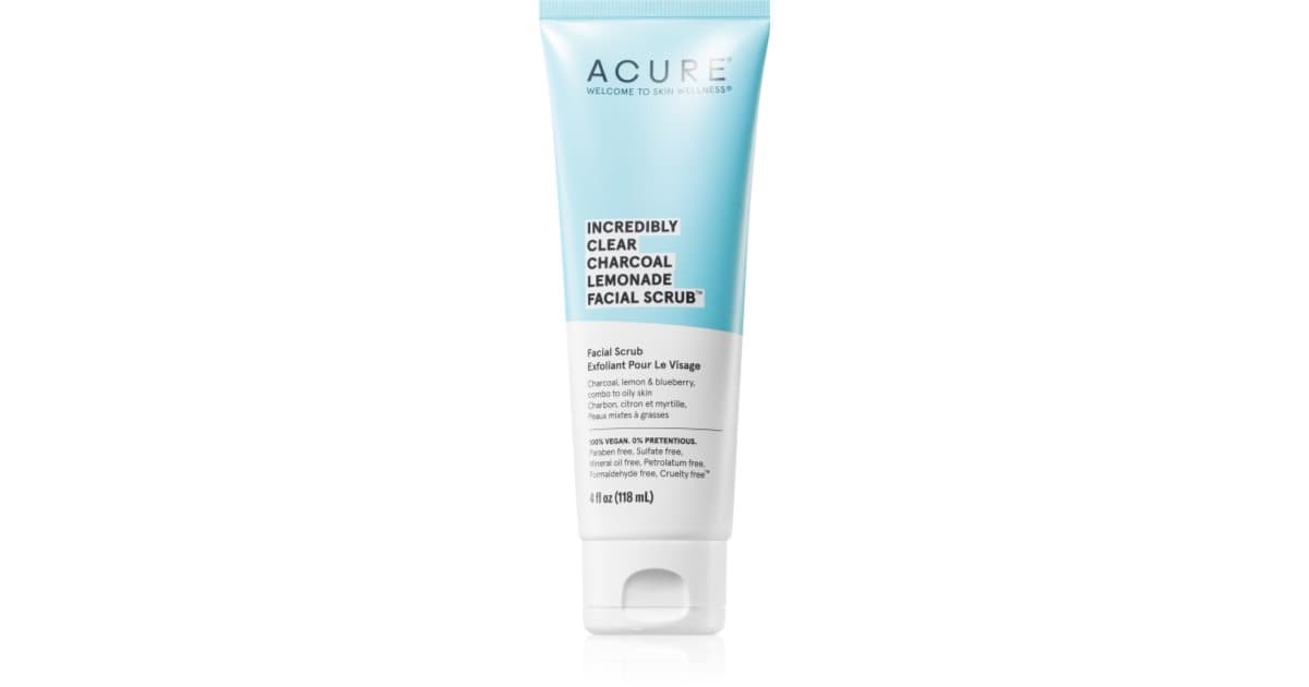 ACURE Incredibly Clear Charcoal Lemonade gommage visage | notino.fr
