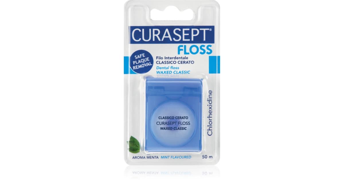 Curasept Dental Floss Waxed Classic hilo dental encerado con aroma de ...