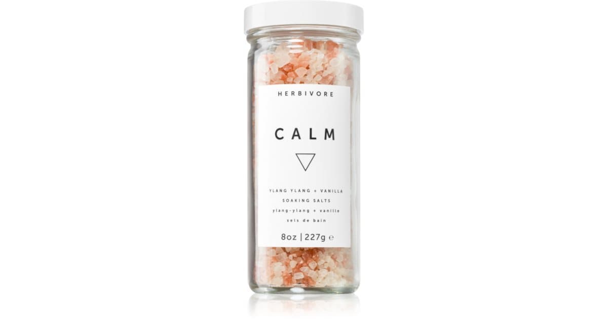 Herbivore Calm Ylang Ylang + Vanilla sels de bain apaisants | notino.fr