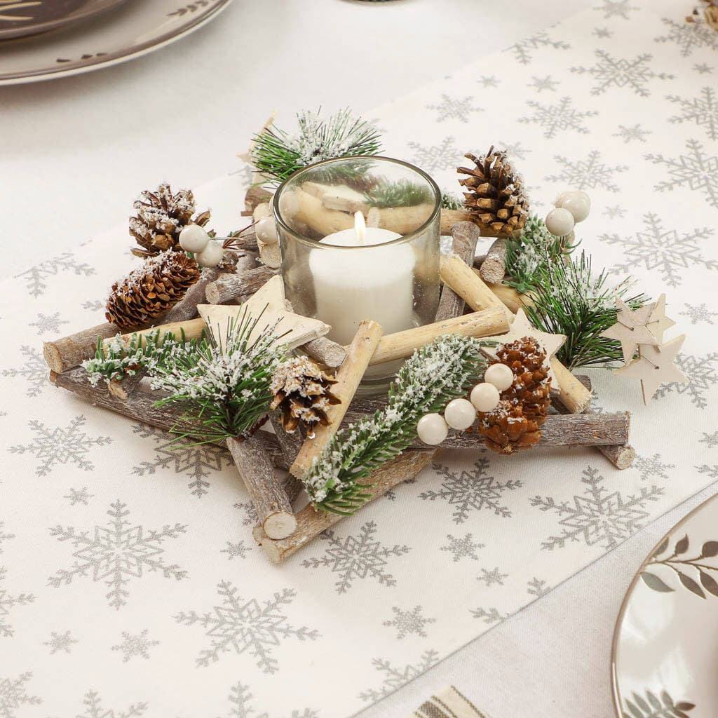Nordic Star Christmas Tea Light Candle Holder By Dibor ...