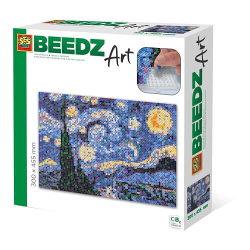 Ses Creative Van Gogh Starry Night Beedz Art Mosaic Kit 7000 Iron-On ...
