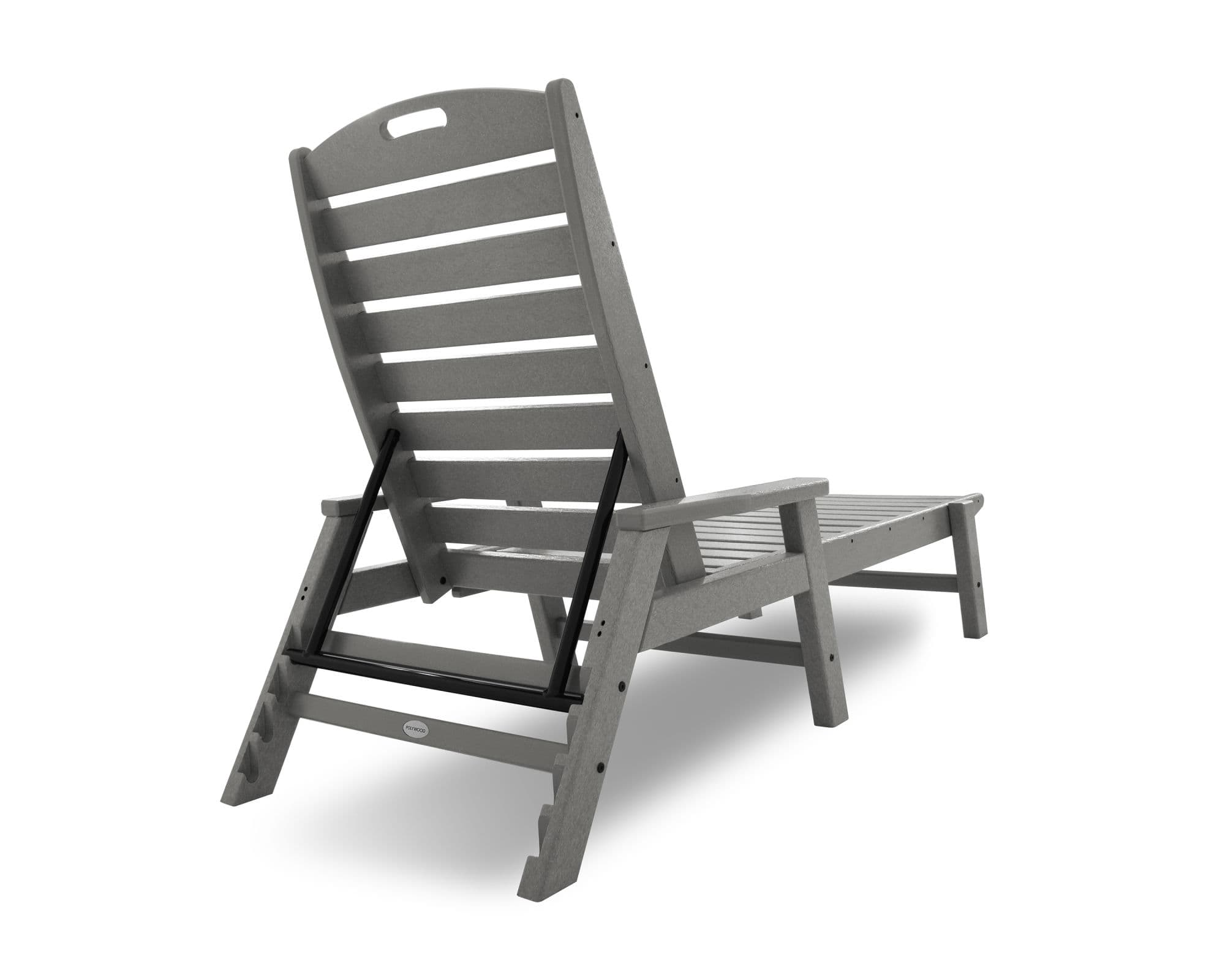 POLYWOOD® Nautical Chaise with Arms - NCC2280 - POLYWOOD®