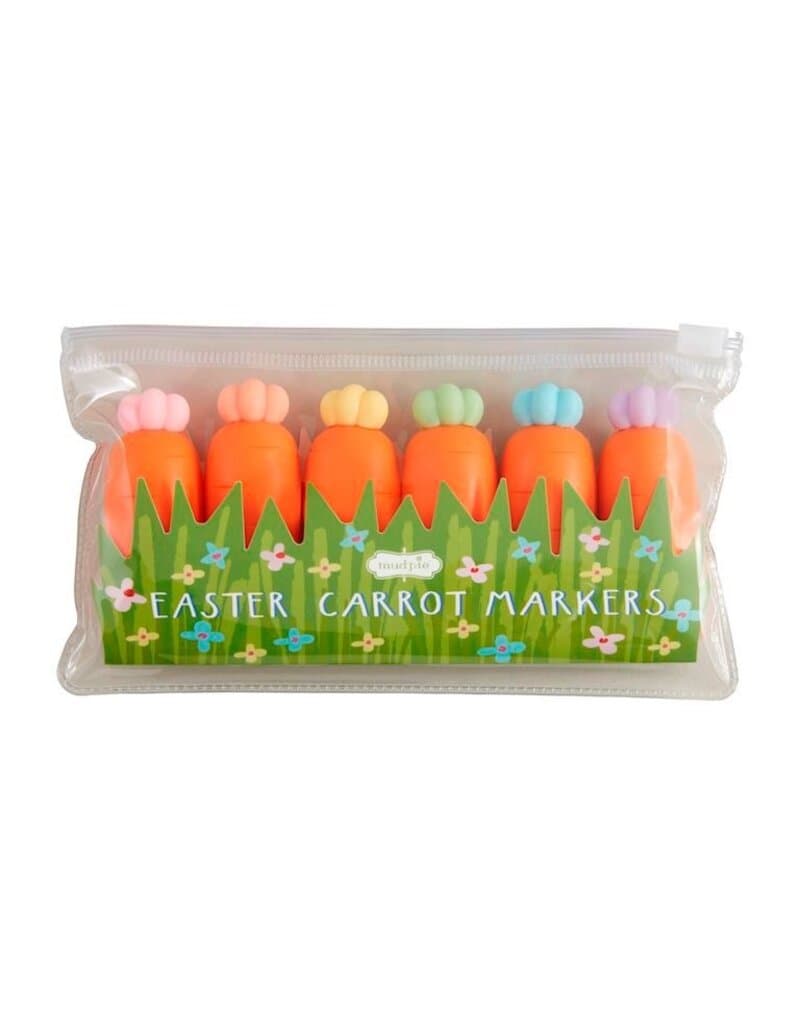 Mud Pie Easter Carrot Shaped Markers - Small Favors