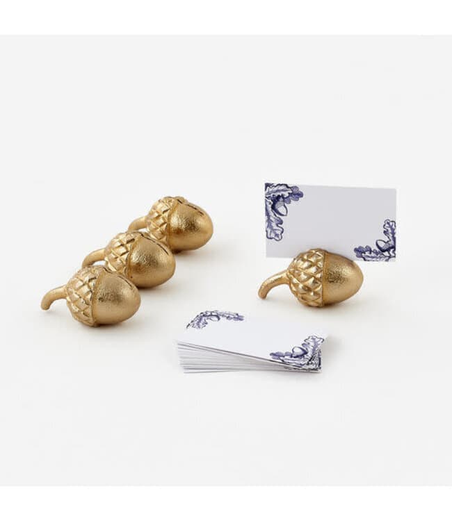 One Hundred 80 Degrees Acorn Place Card Holder w/16 Place Cards, Boxed ...