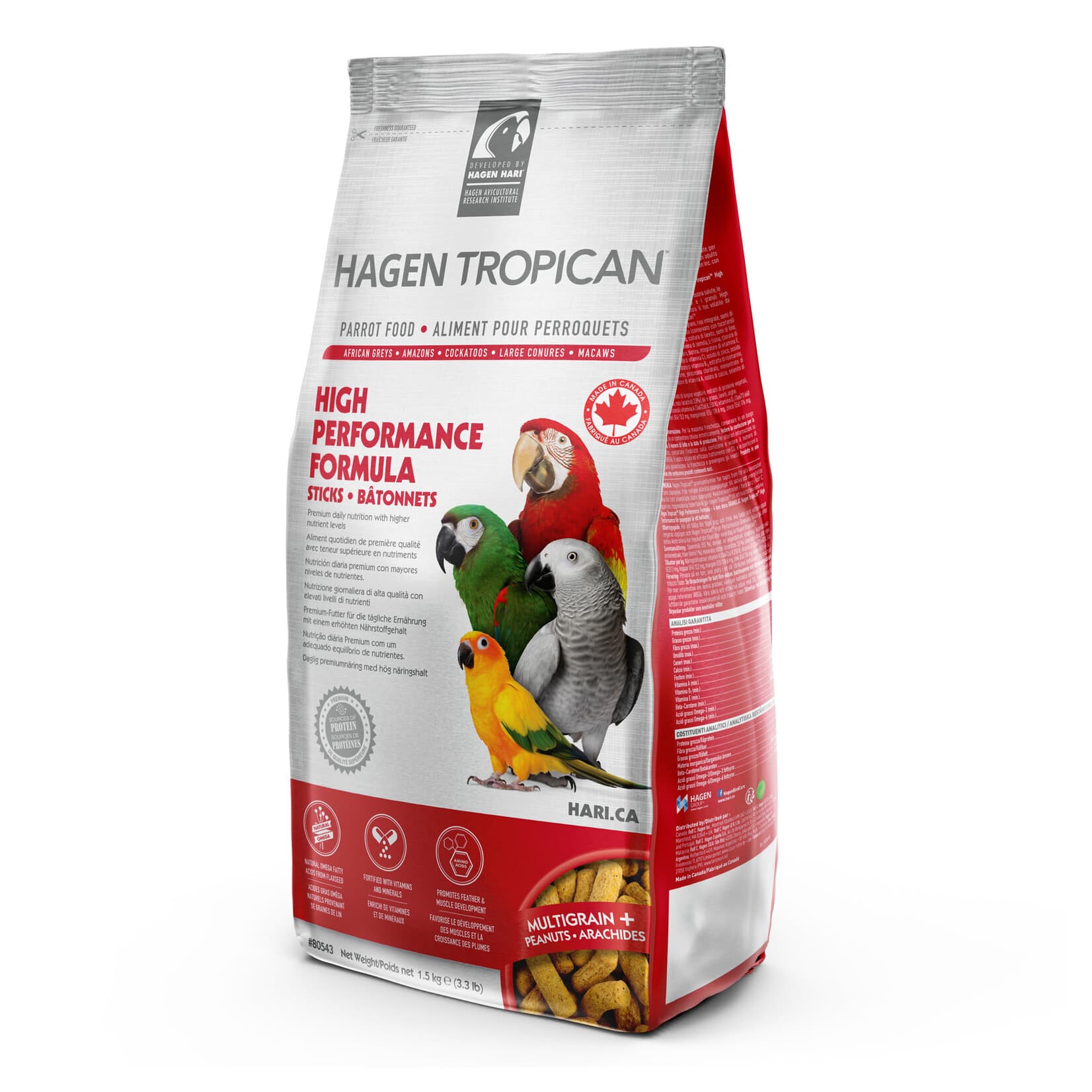 Tropican High Performance Sticks for Parrots, 3.3 lbs 80543 - Chirp N ...