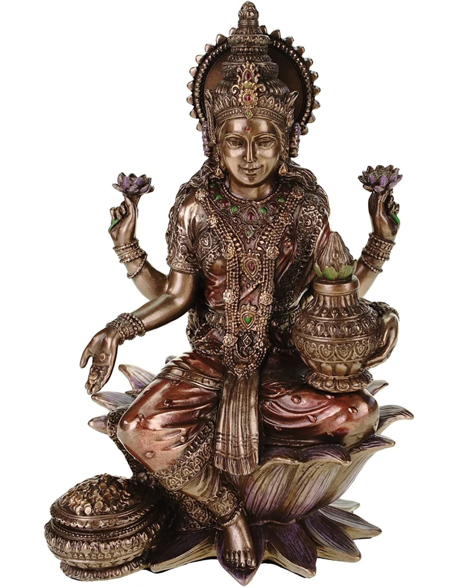 Lakshmi Hindu Goddess Veronese Design | Boutique Trukado - Boutique Trukado