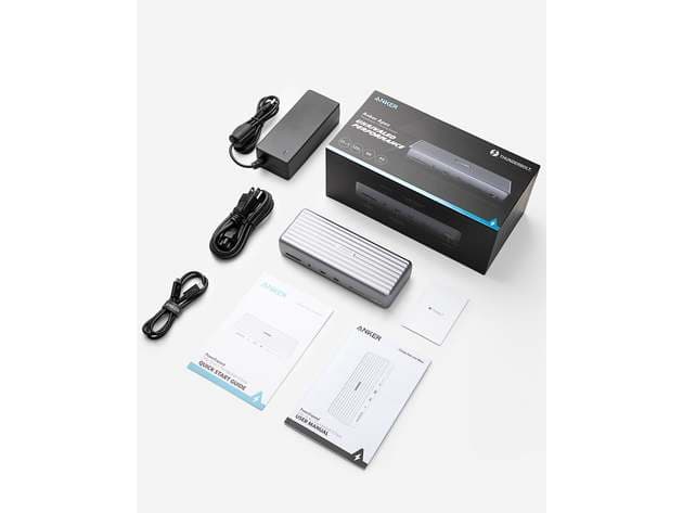 Anker 777 Thunderbolt Docking Station (Apex, 12-in-1, Thunderbolt 4 ...