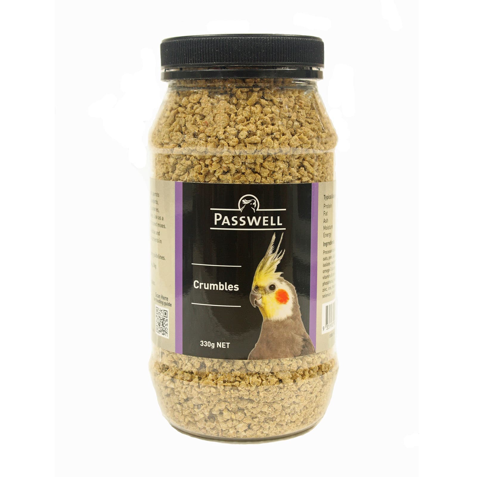 Passwell Crumbles Food For Small Parrot Cockatiel Budgie And Finch ...