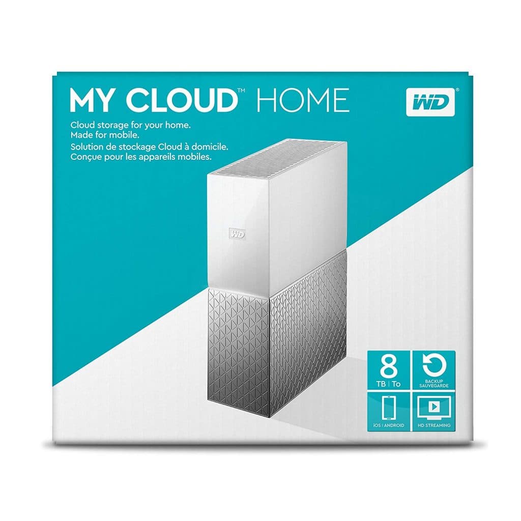 WESTERN DIGITAL MY CLOUD HOME 8TB Personal Cloud Storage, Single Drive ...