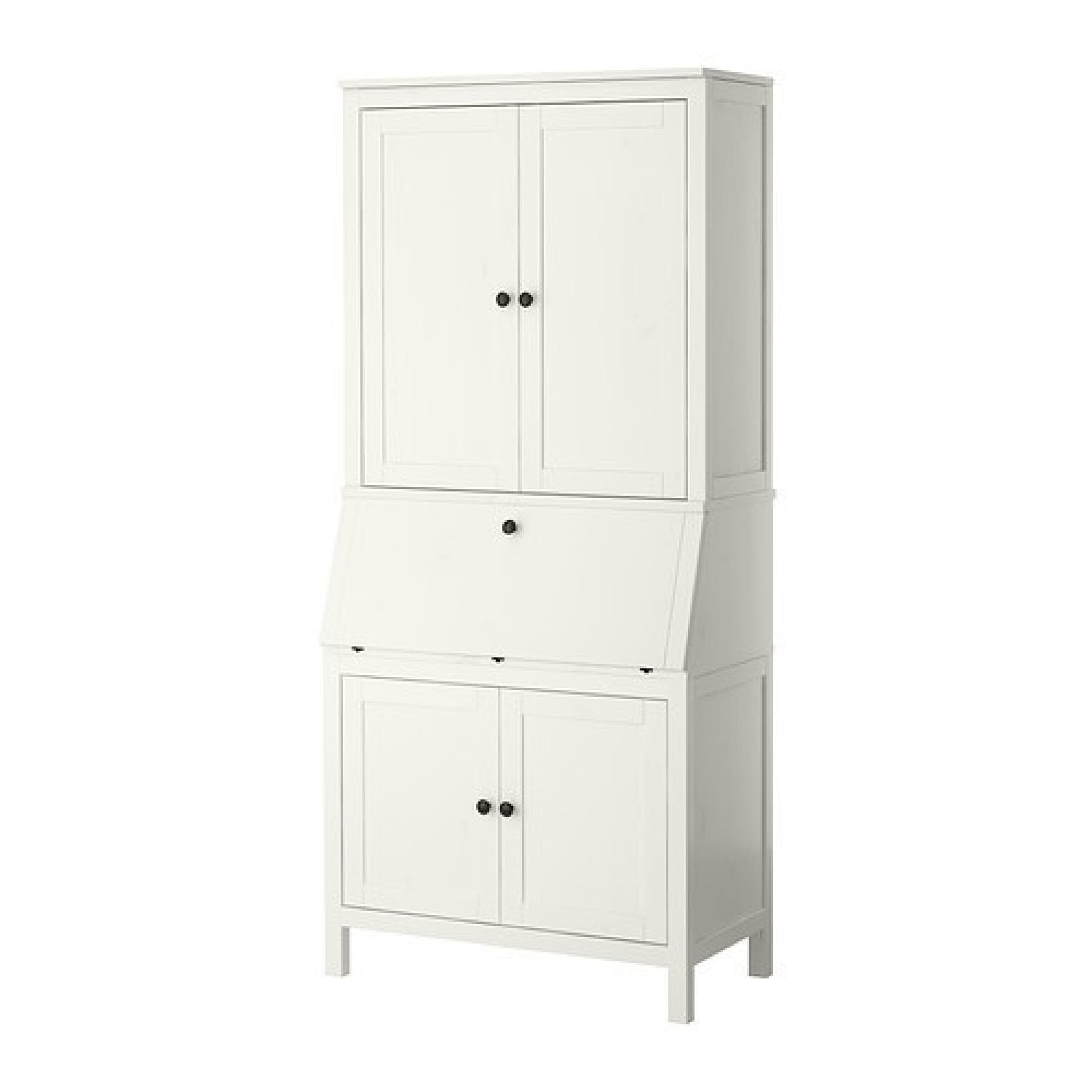 Ikea Hemnes Secretary Desk - AptDeco
