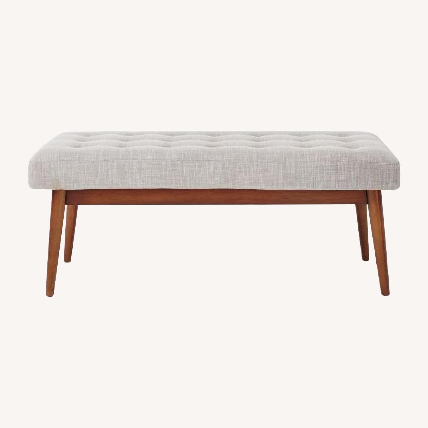 West Elm Mid Century Upholstered Bench - AptDeco