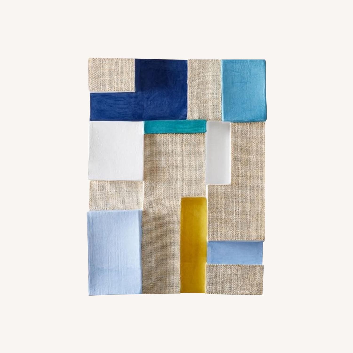 West Elm Papier-Mache Sculptural Wall Art, Multi - AptDeco