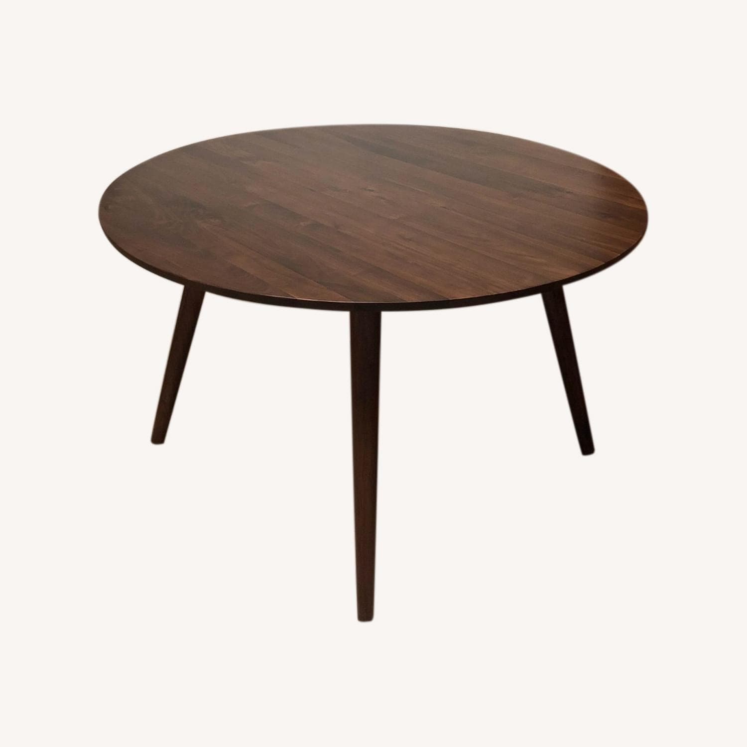 Article Seno Walnut 47" Round Dining Table - AptDeco