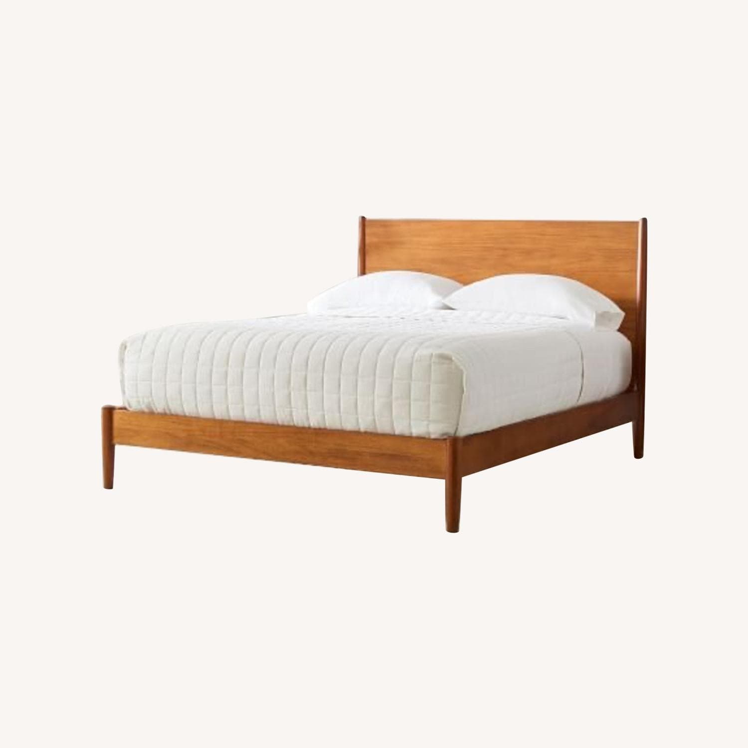 West Elm Mid-Century Modern Bed Frame - AptDeco