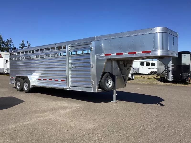 2025 Featherlite 8127-7024 Stock / Stock Combo Trailer -24' Long-6'6 ...