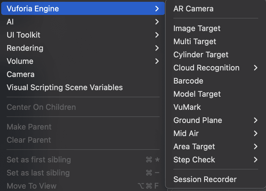 Unity - Vuforia Engine Library