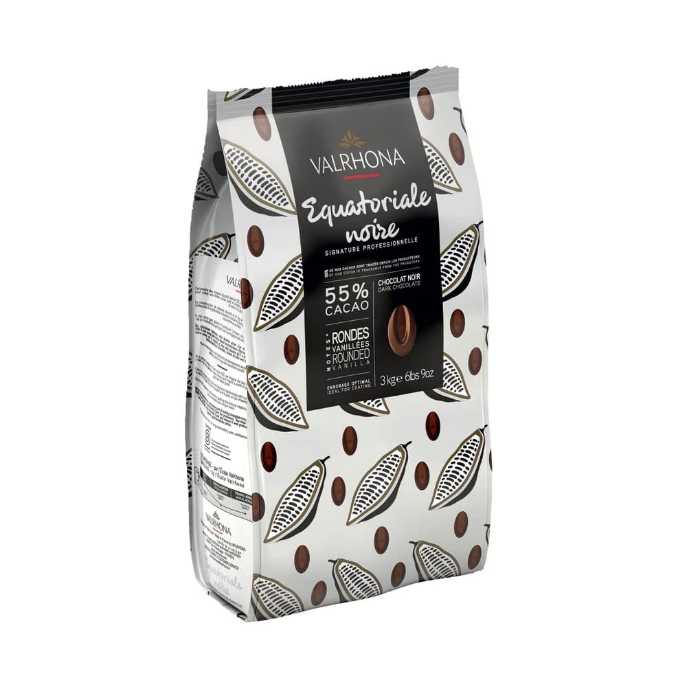 Valrhona Feves-Dark Chocolate 55% Equatoriale Noire - EURO USA