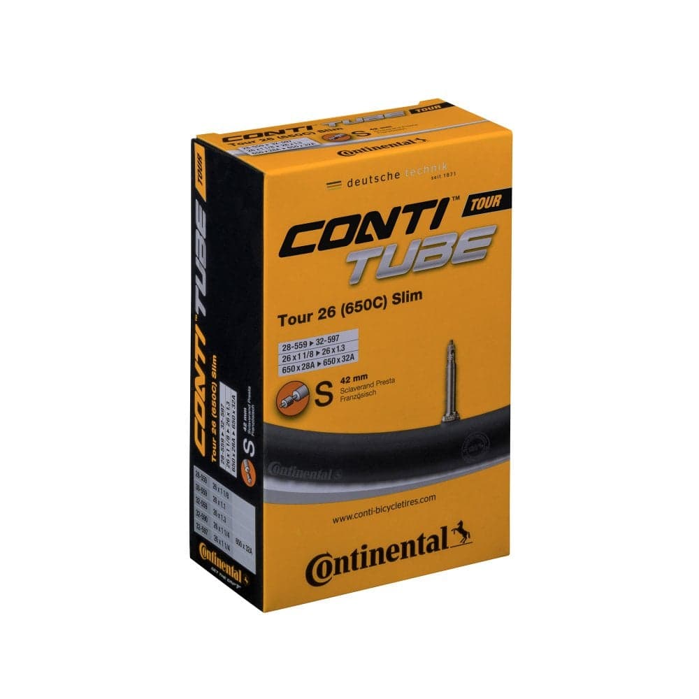 Continental Tour Tube - Presta 42mm Valve - Black - 26 Inch
