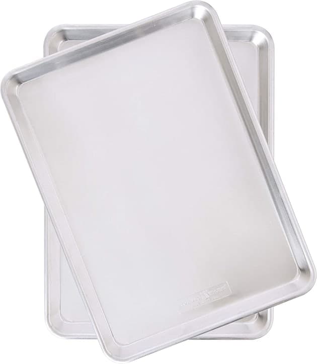 Nordic Ware Natural Aluminum Commercial Baker's Half Sheet - Food Fanatic